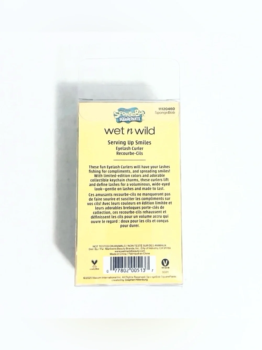 Wet n Wild SpongeBob Serving Up Smiles SpongeBob Eyelash Curler